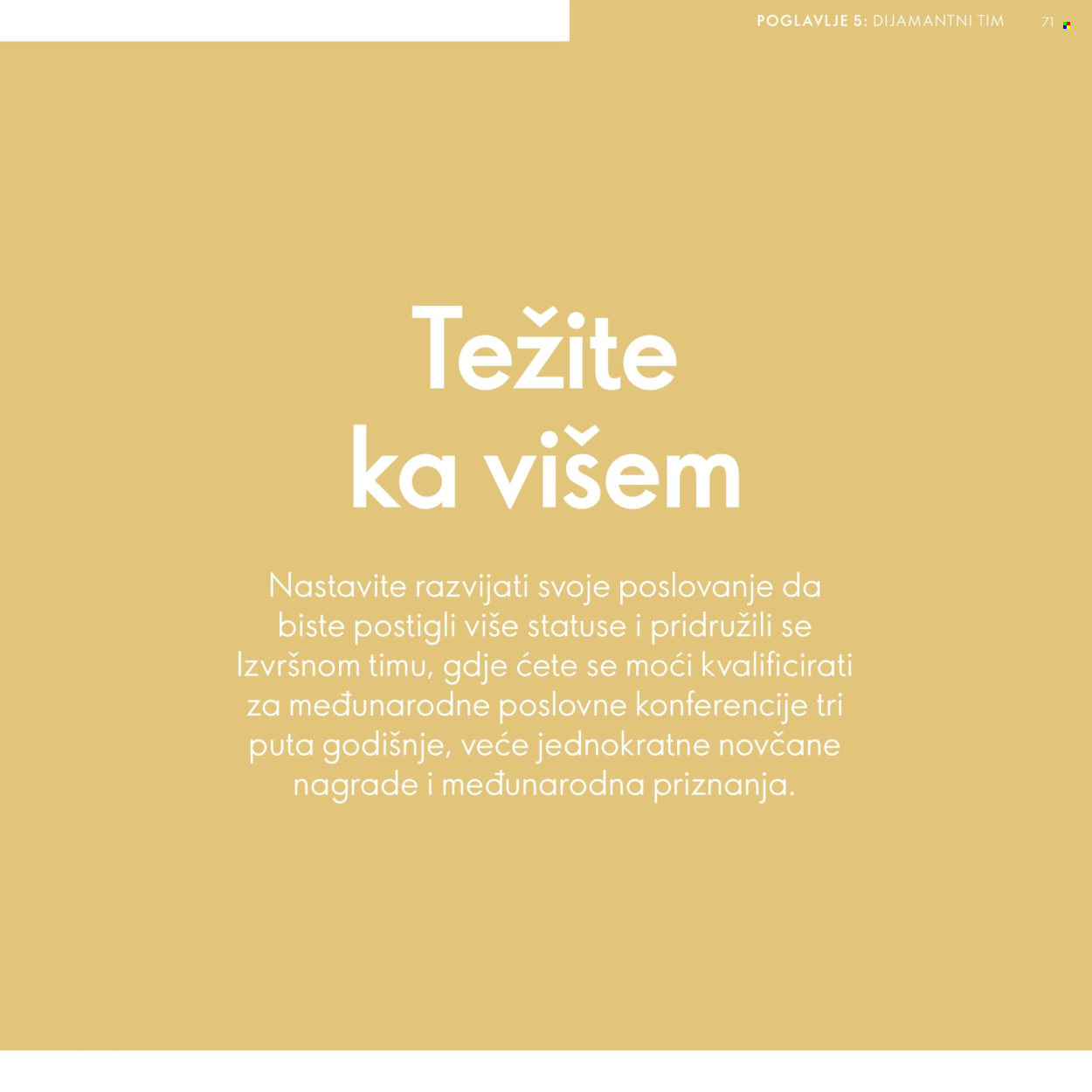 Leták Oriflame. Strana 71