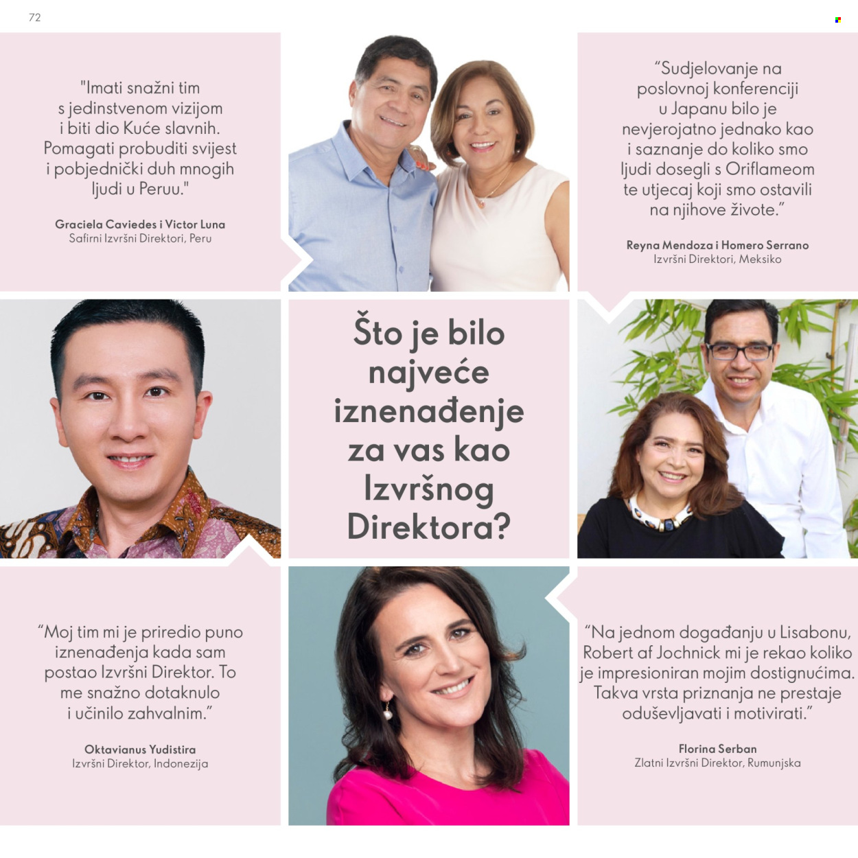 Leták Oriflame. Strana 72