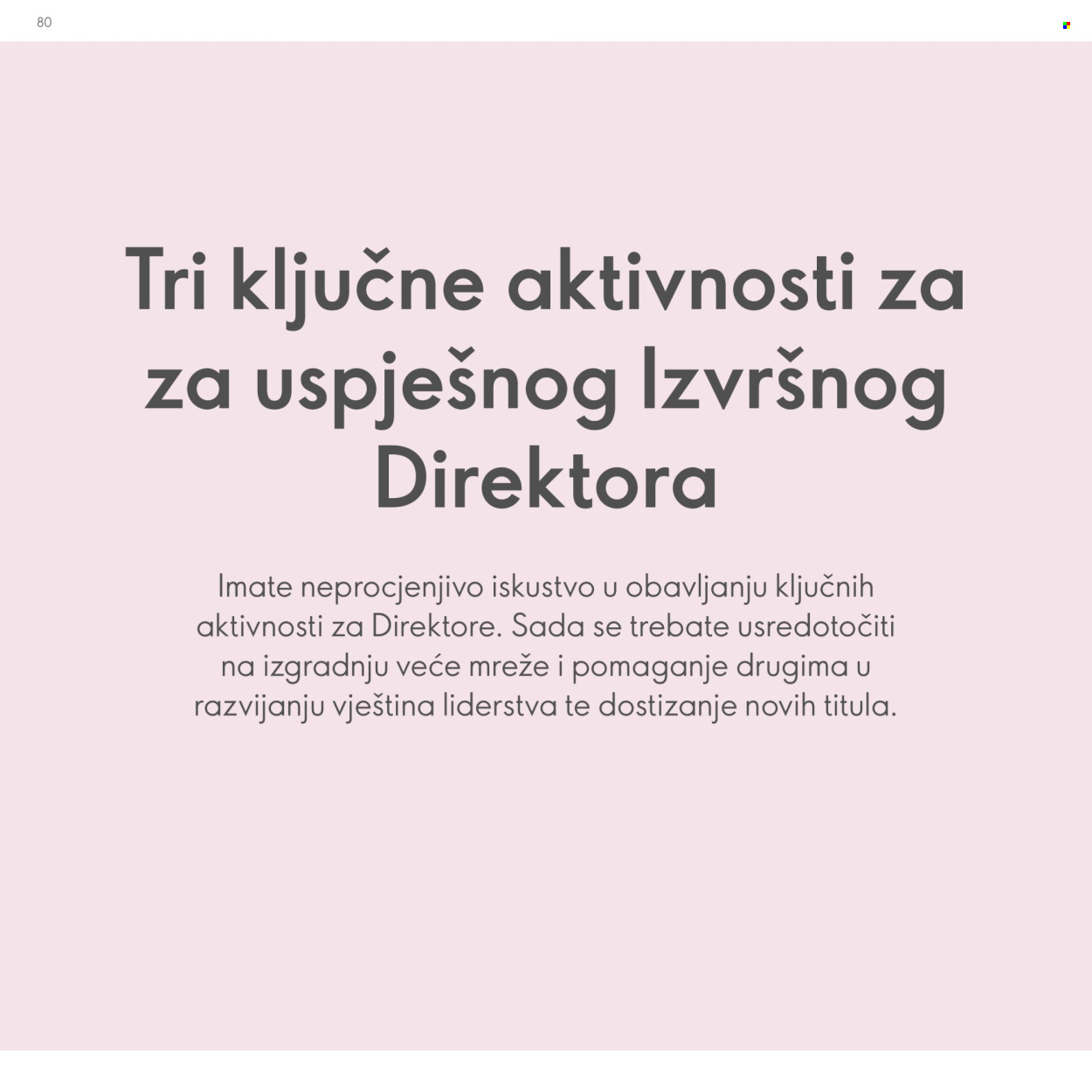 Leták Oriflame. Strana 80
