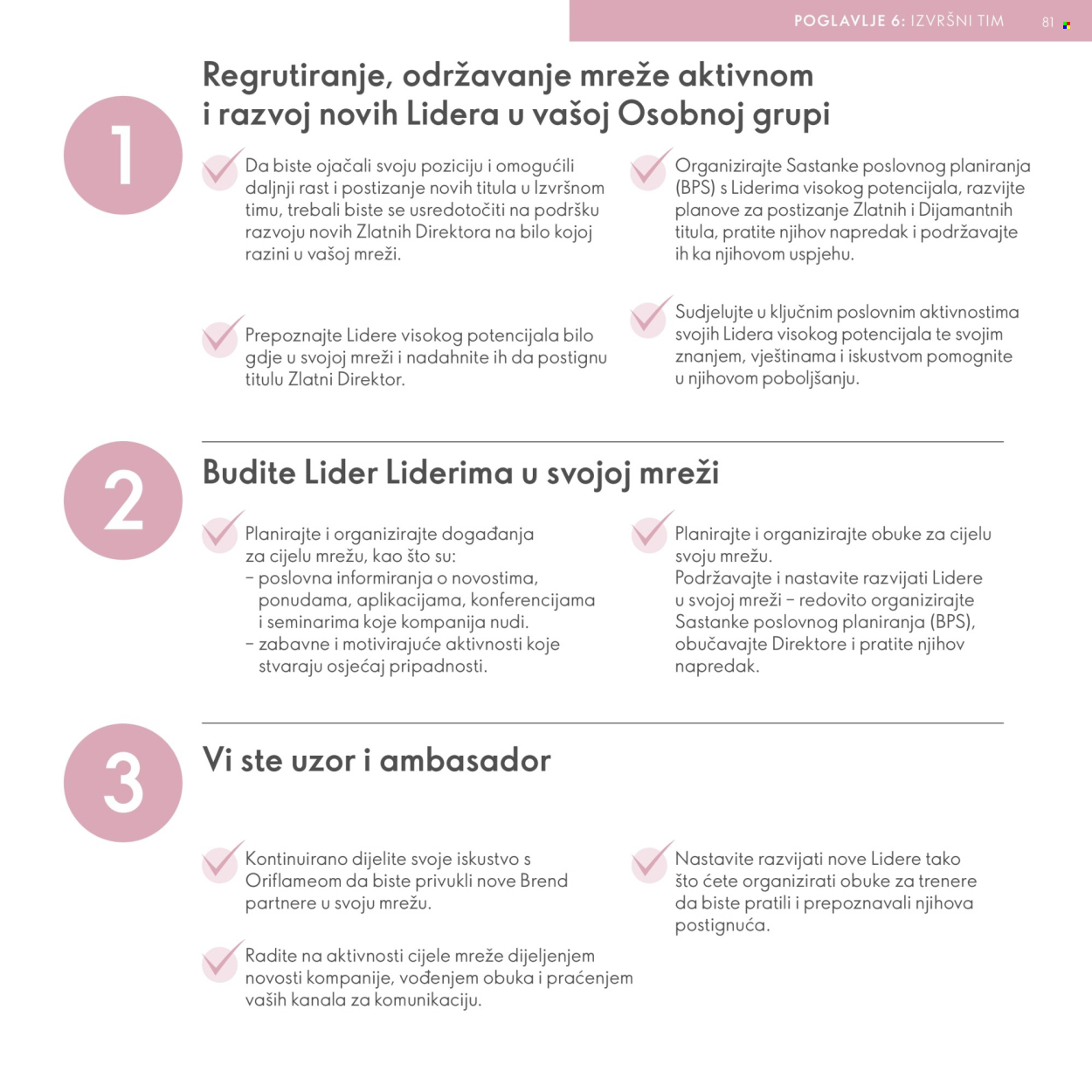 Leták Oriflame. Strana 81