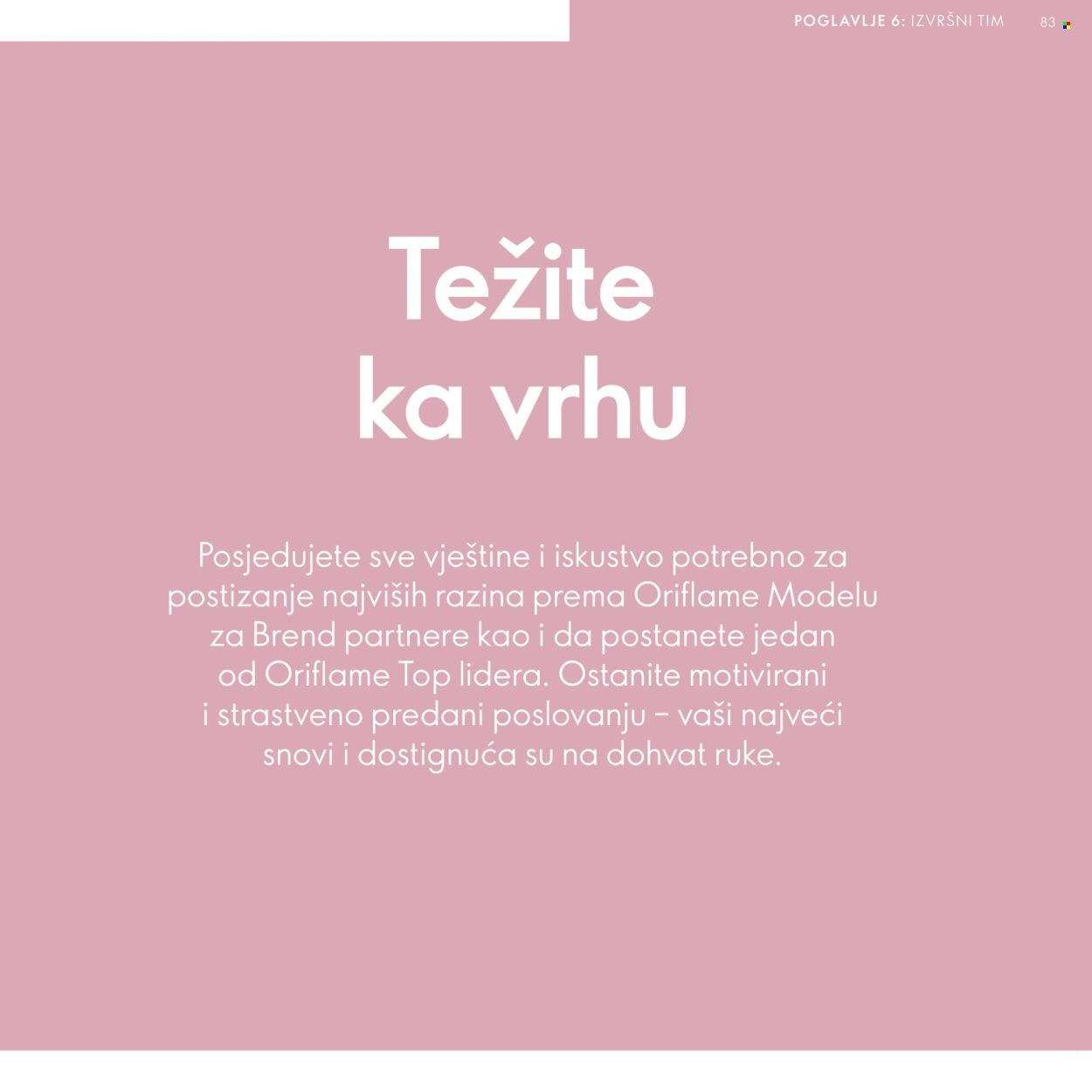 Leták Oriflame. Strana 83