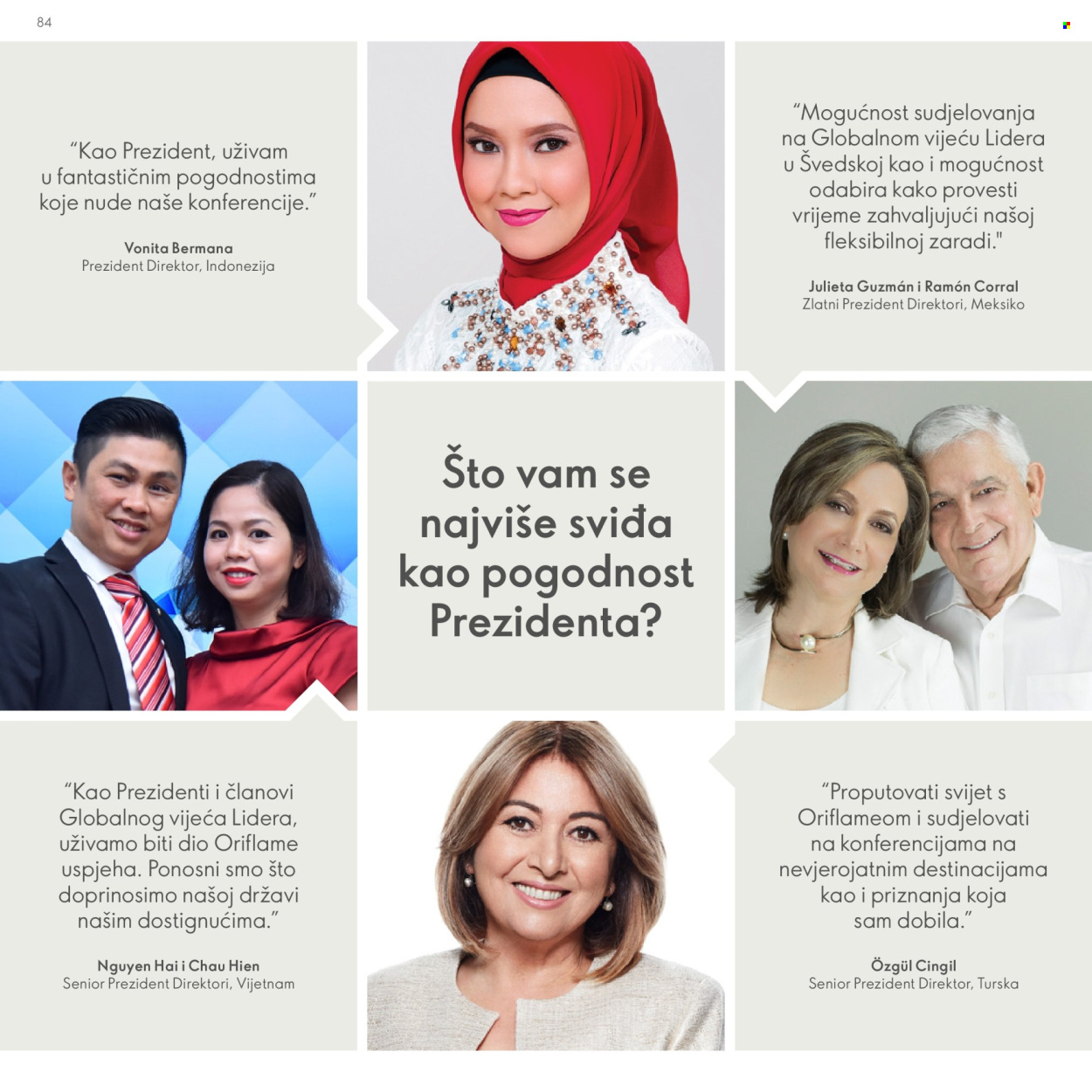 Leták Oriflame. Strana 84