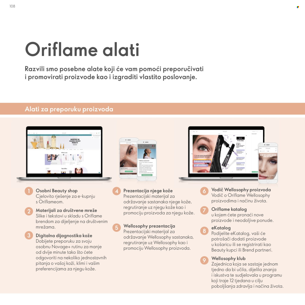 Leták Oriflame. Strana 108