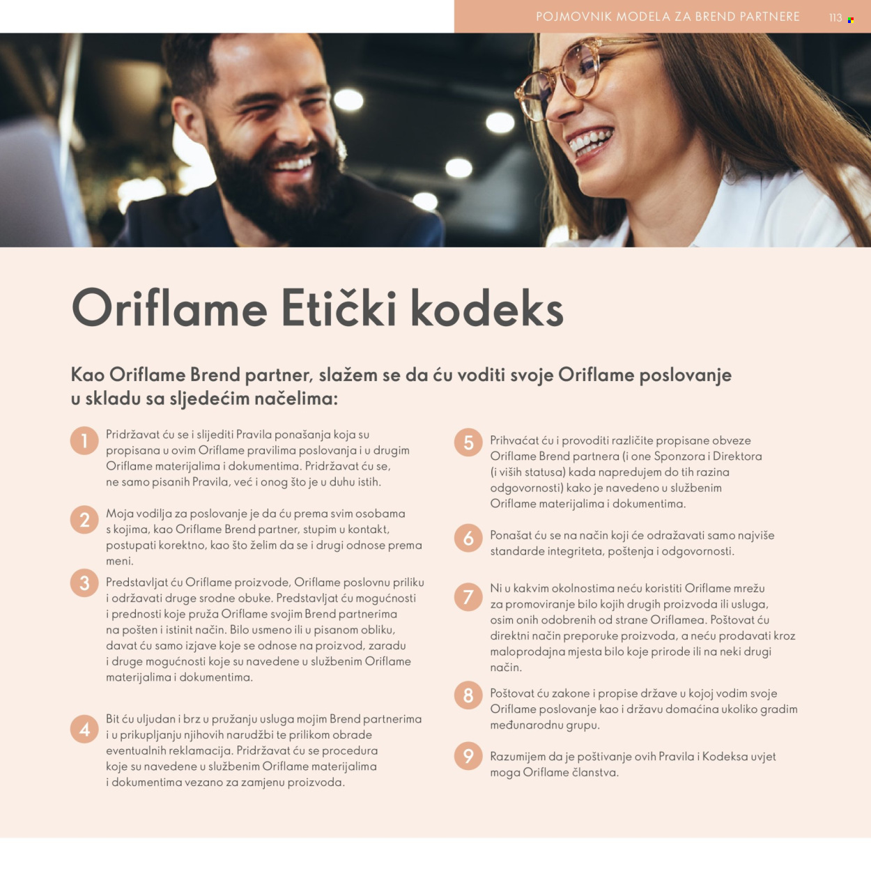 Leták Oriflame. Strana 113