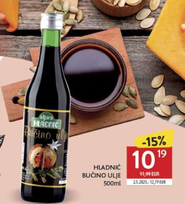 HLADNIĆ BUČINO ULJE 500ml