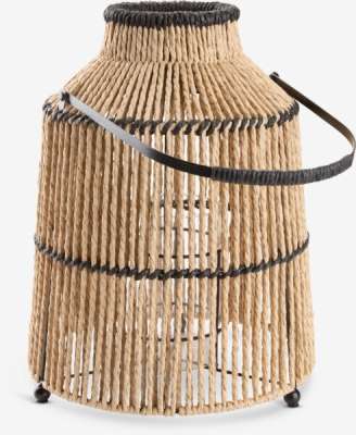 Fenjer MAALTHE Ø27xV35cm natur/crna