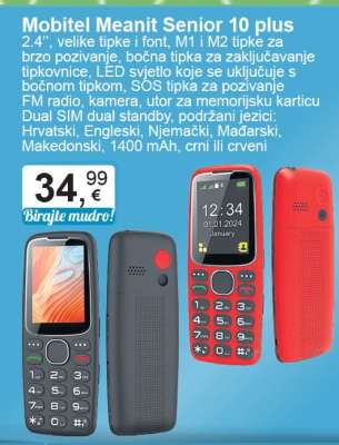 Mobitel Meanit Senior 10 plus