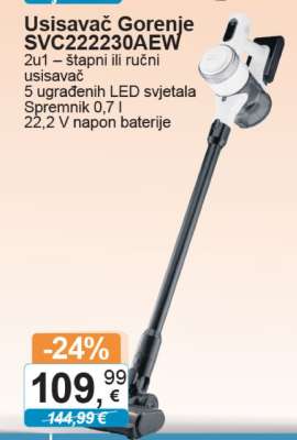Usisavač Gorenje SVC222230AEW