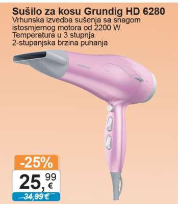 Sušilo za kosu Grundig HD 6280