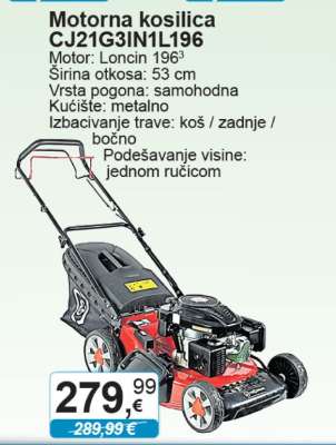 Motorna kosilica CJ21G3IN1L196