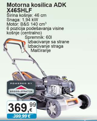 Motorna kosilica ADK X46SHLF