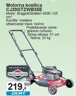 Motorna kosilica CJ20GTZWB35E