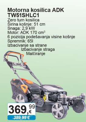 Motorna kosilica ADK TW51SHLC1