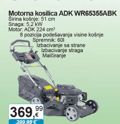 Motorna kosilica ADK WR65355ABK