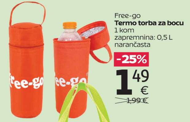 Free-go Termo torba za bocu