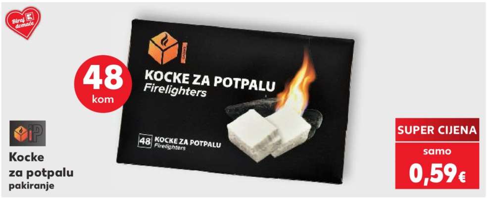 Kocke za potpalu pakiranje