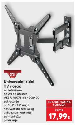 Univerzalni zidni TV nosač