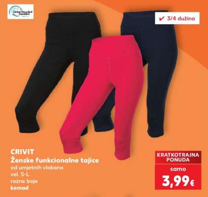 CRIVIT Ženske funkcionalne tajice