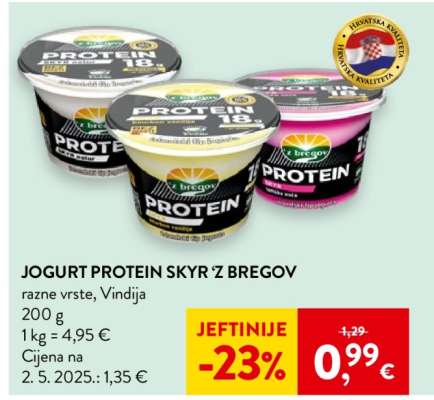 Jogurt Protein Skyr ‘z bregov