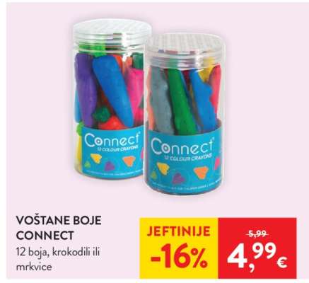 Voštane boje Connect
