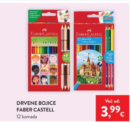 Drvene bojice Faber Castell