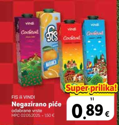 FIS ILI VINDI Negazirano piće