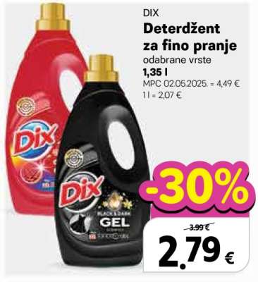 DIX Deterdžent za fino pranje