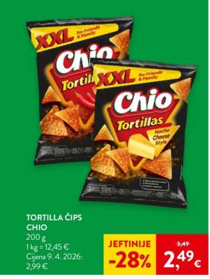 Tortilla čips Chio