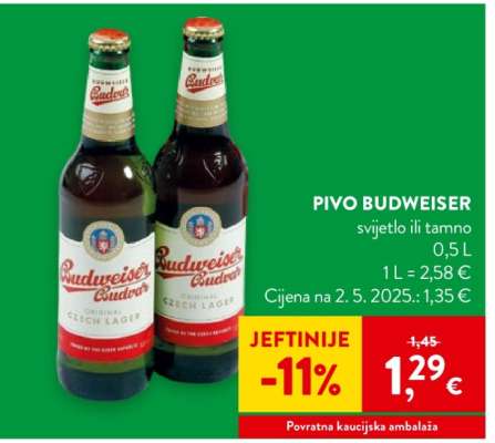 Pivo Budweiser
