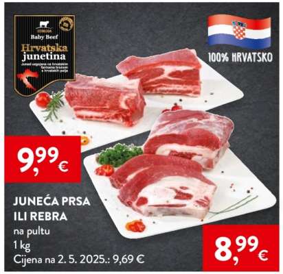 Juneća prsa ili rebra