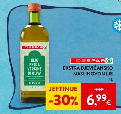 DESPAR EKSTRA DJEVIČANSKO MASLINOVO ULJE
