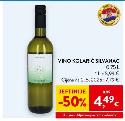 Vino Kolarić Silvanac