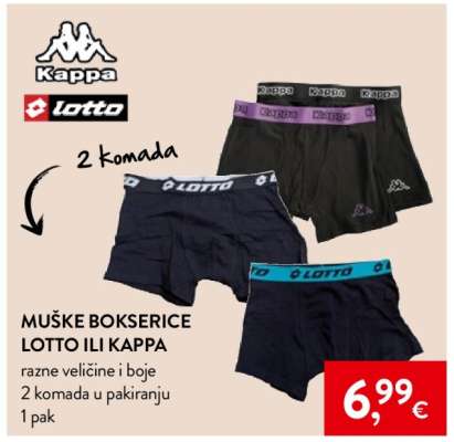 Muške bokserice Lotto ili Kappa