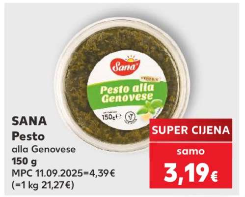 SANA Pesto alla Genovese 150 g