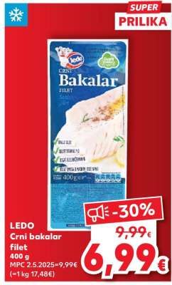 LEDO Crni bakalar filet