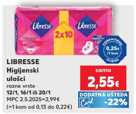LIBRESSE HIGIJENSKI ULOŠCI