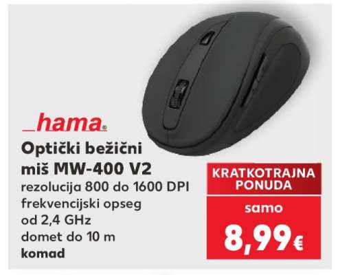 Optički bežični miš MW-400 V2