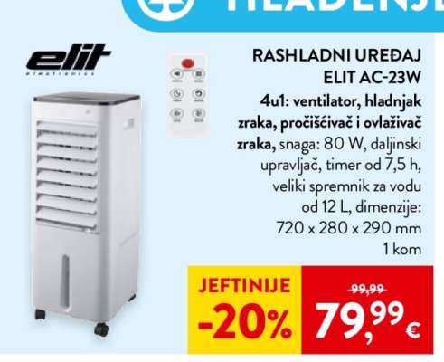 Rashladni uređaj Elit AC-23W
