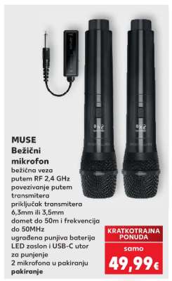 MUSE Bežični mikrofon