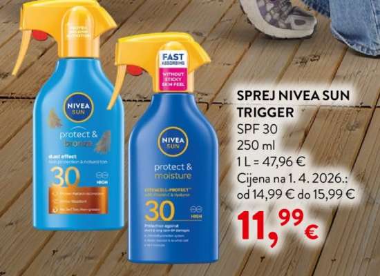 SPREJ NIVEA SUN TRIGGER