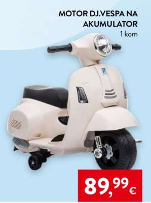MOTOR D.J.VESPA NA AKUMULATOR