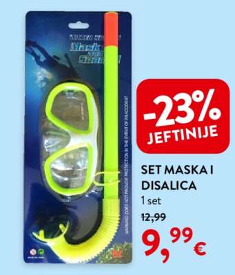 Set maska i disalica