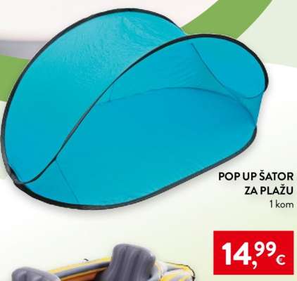 Pop up šator za plažu