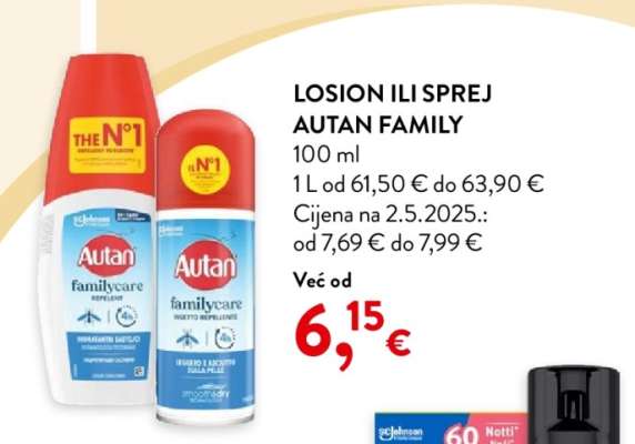 Losion ili sprej Autan family