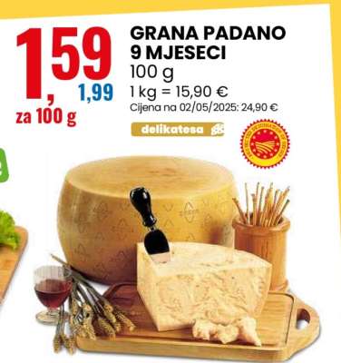 GRANA PADANO 9 MJESECI