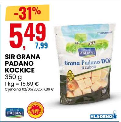 Sir Grana Padano kockice