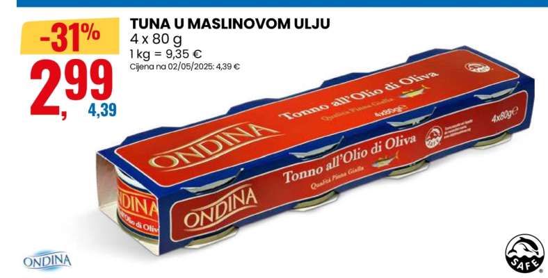 TUNA U MASLINOVOM ULJU