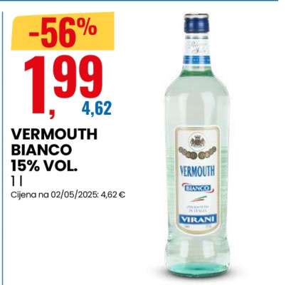 VERMOUTH BIANCO 15% VOL.