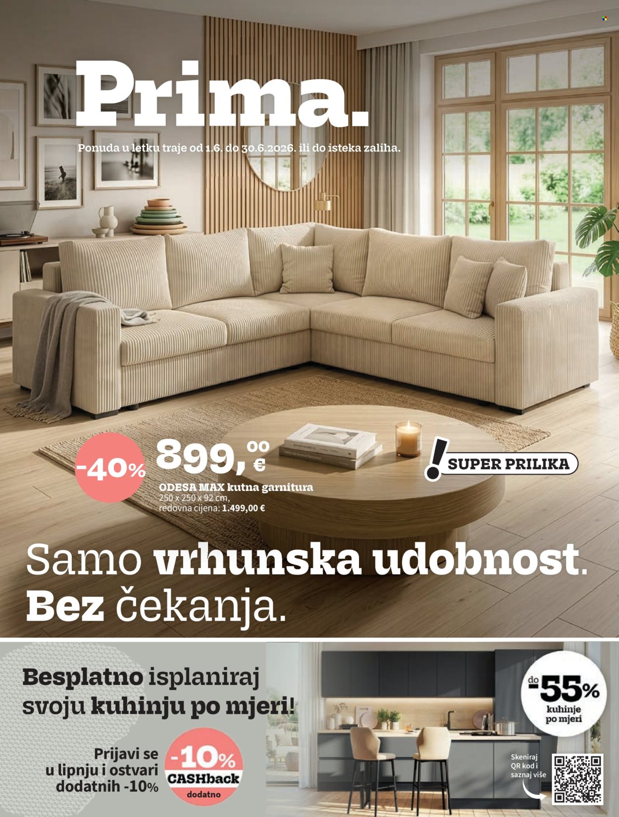 Leták Prima - 1.6.2026 - 30.6.2026. Strana 1