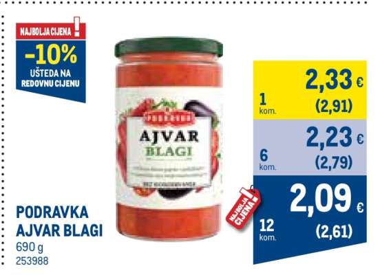 PODRAVKA AJVAR blagi